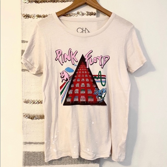 CHASER NWOT Paint Splatter Retro Vintage Band Tee - Picture 1 of 8